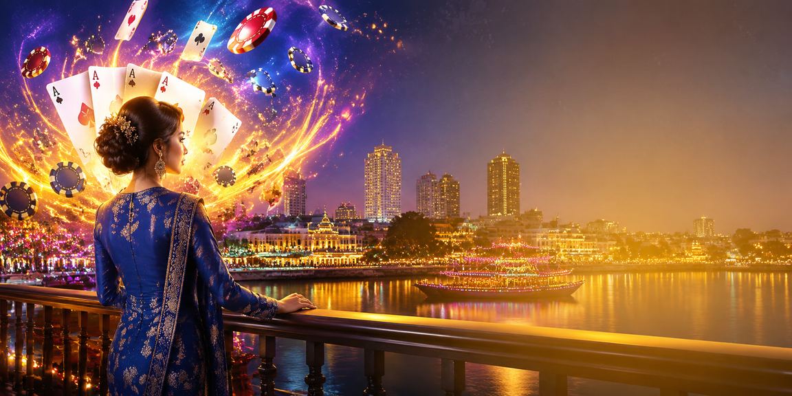 Pemain poker dari Seremban memakai baju kurung bermain di berjaya88